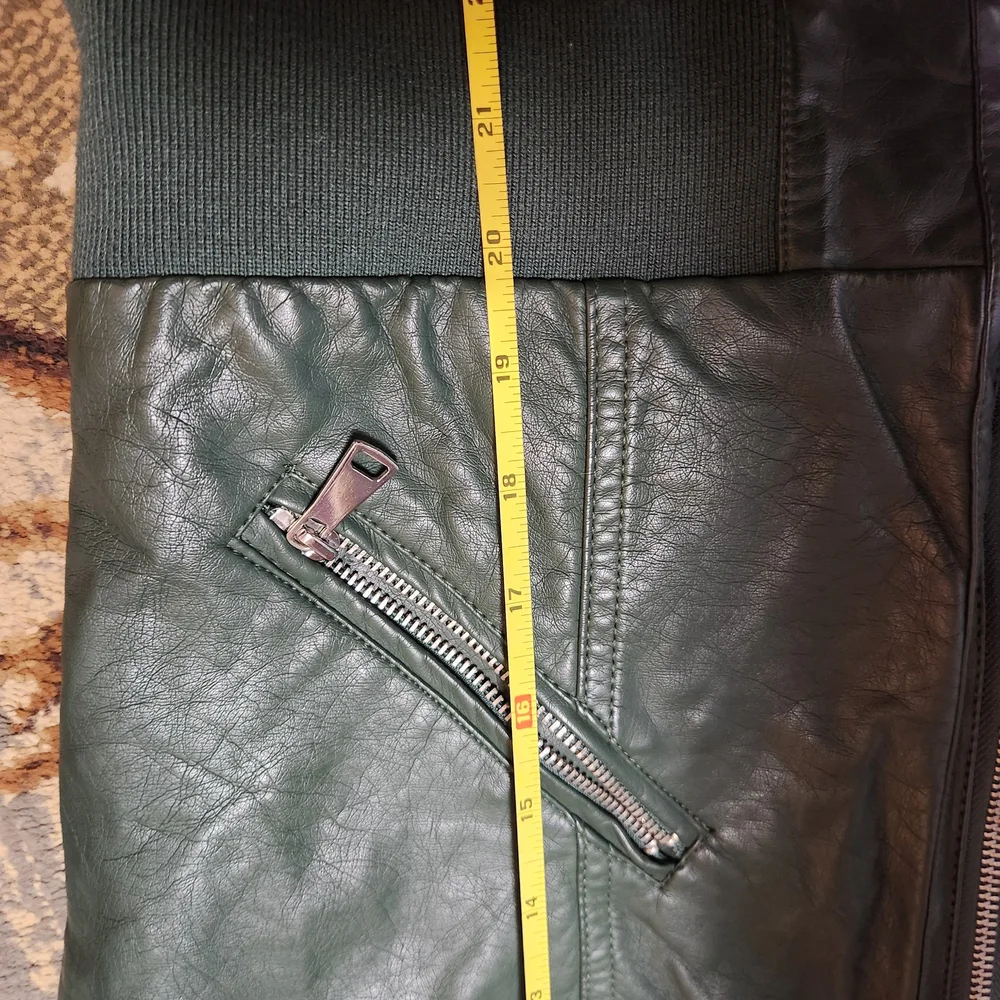 Green Bomber Jacket for Women - Picture 7 of 9
